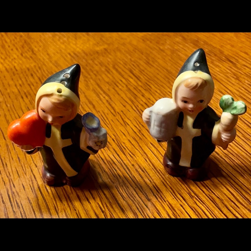 Original W. Germany Goebel Munich Monk Children Salt & Pepper Shakers